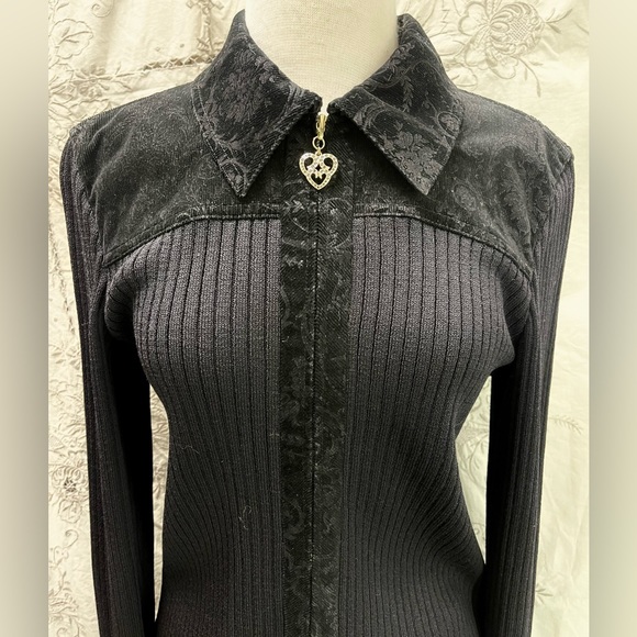 St. John Sport by Marie Gray 80% wool 20% contrast corduroy Size M - Picture 3 of 9